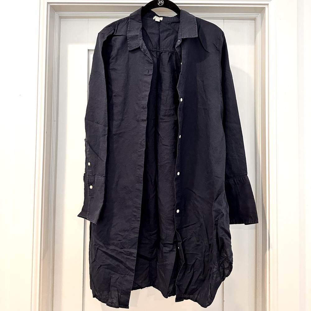 J Crew Linen Coverup EUC